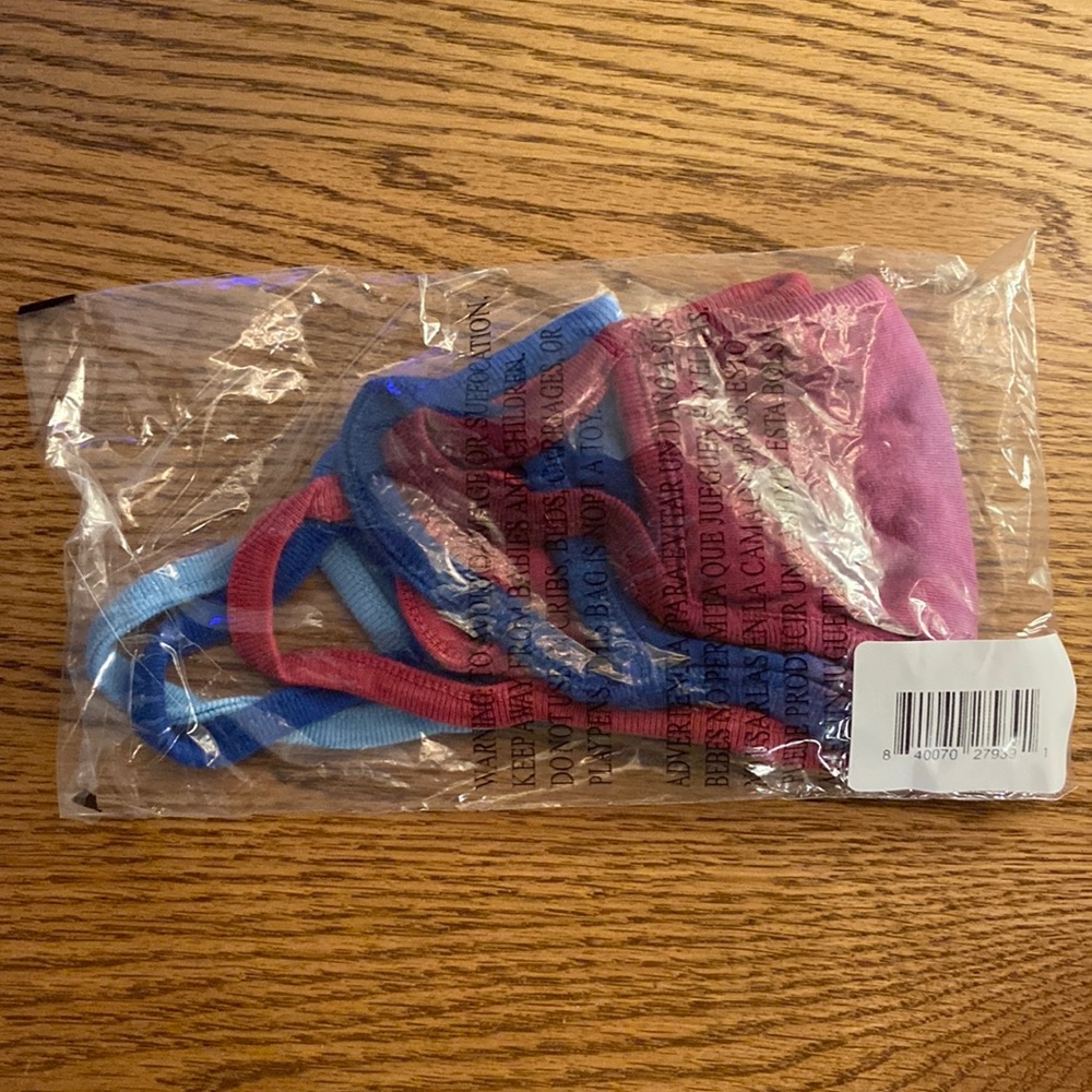 NWT ivory ella face masks